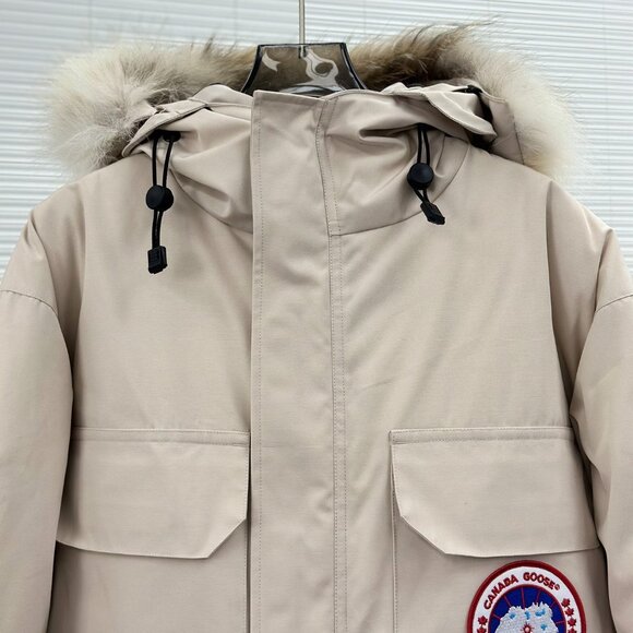 Canada Goose Expedition white Unisex Hooded Parka - Picture 3 of 9
